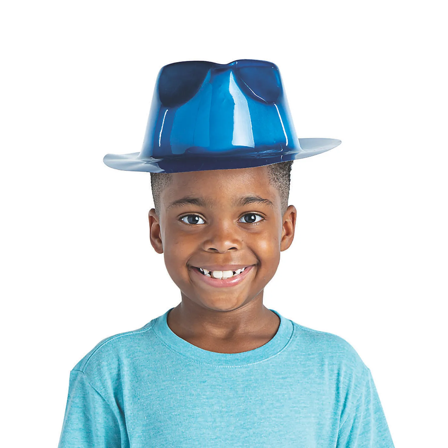kids_metallic_fedora_hat__1.webp Oriental Trading Pretend Play*Kid‘S Metallic Fedora Hat Assortment - 24 Pc.
