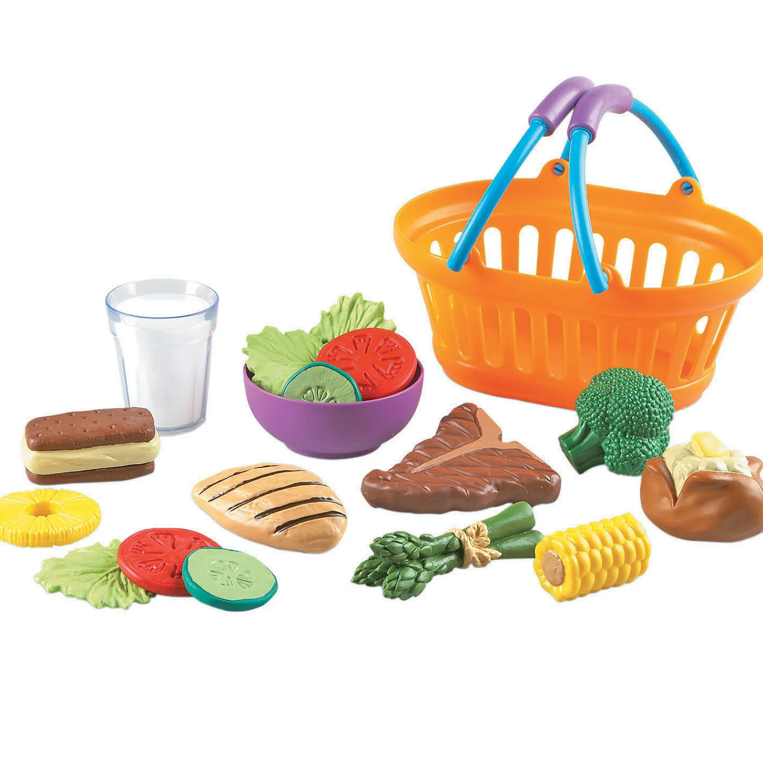 learning_resources_new_sp_0-2.webp Oriental Trading Play Sets*Learning Resources New Sprouts - Play Dinner Basket