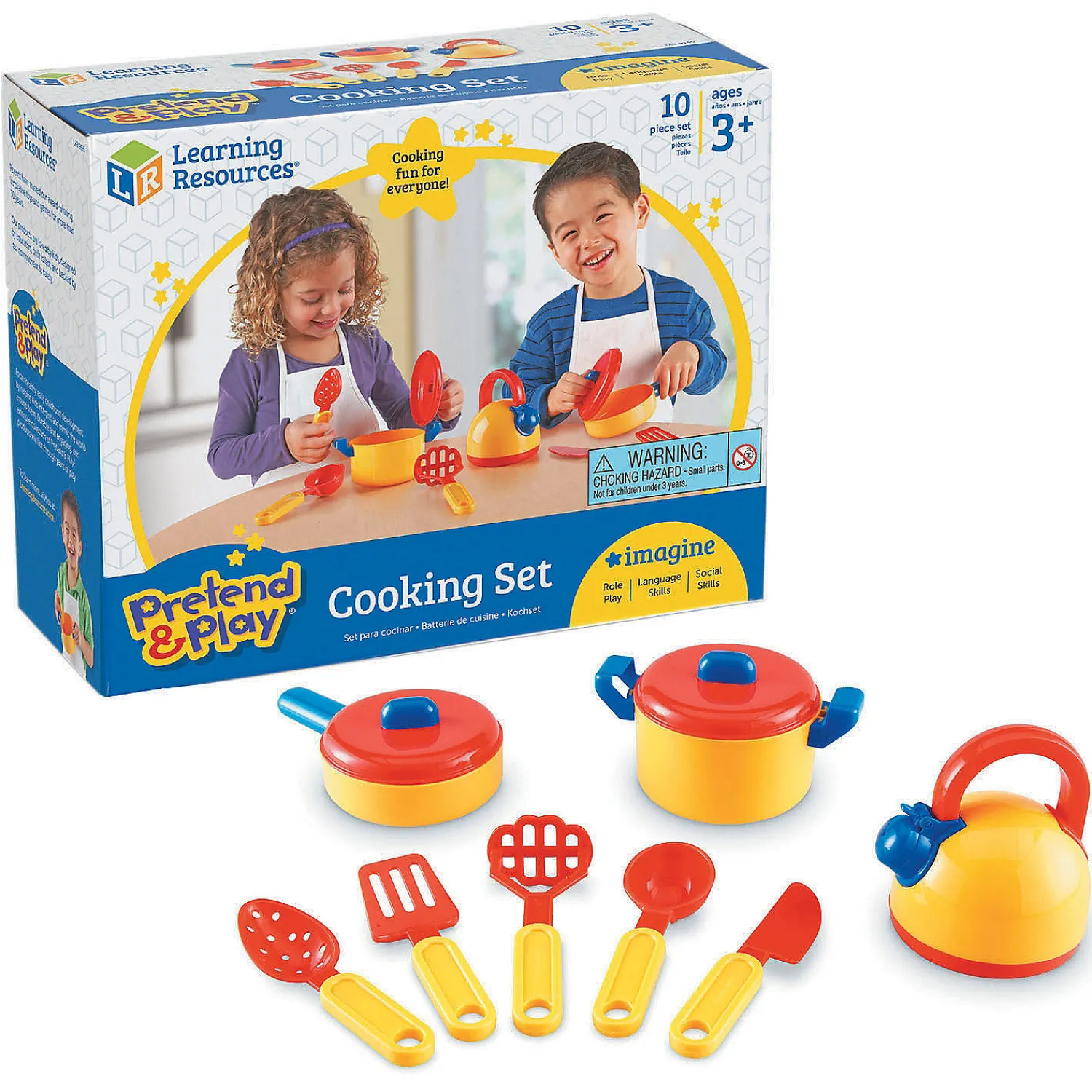 learning_resources_preten_0.webp Oriental Trading Play Sets*Learning Resources Pretend & Play Cooking Set 10 Pcs