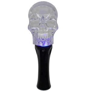 9" Led Transparent Multi-Function Halloween Skull Light<Oriental Trading Clearance