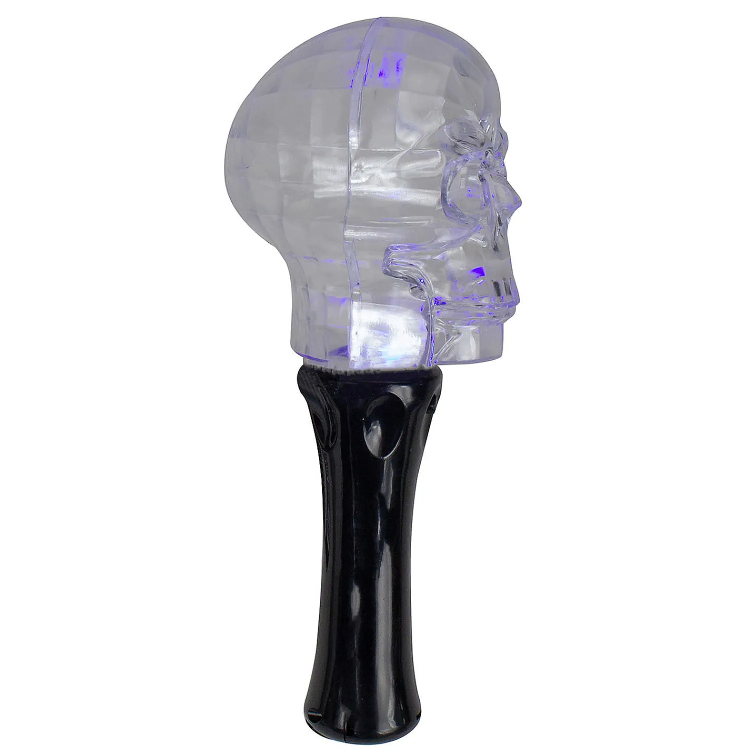 led_transparent_multifun_1.webp 9" Led Transparent Multi-Function Halloween Skull Light<Oriental Trading Clearance