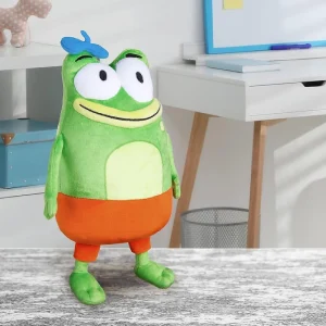 Oriental Trading Character Toys*Lets Go Luna! Andy Hopper The Green Frog Plush Doll Pbs Kids Cartoon Animated Figure Mighty Mojo