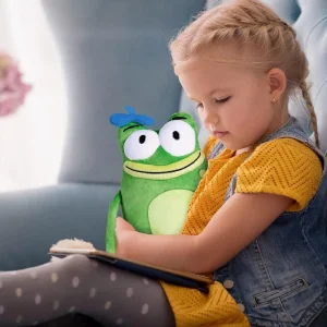 Oriental Trading Character Toys*Lets Go Luna! Andy Hopper The Green Frog Plush Doll Pbs Kids Cartoon Animated Figure Mighty Mojo
