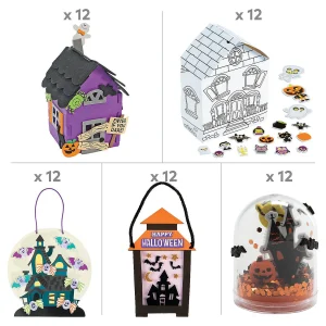Let's Go To A Halloween Haunted House Craft Kit - Makes 60<Oriental Trading Best Sale