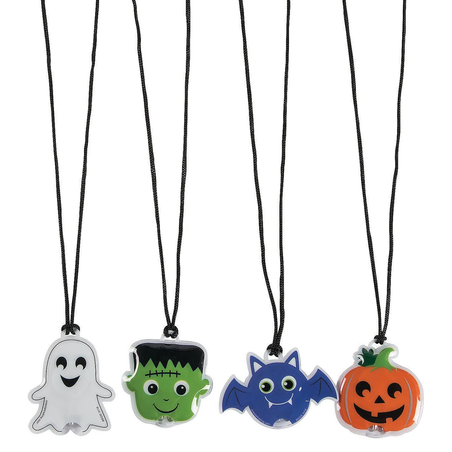lightup_halloween_charact_1-1.webp Oriental Trading Light Up & Flashing Toys*Light-Up Halloween Character Necklaces - 12 Pc.