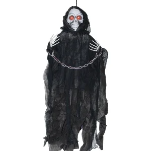 36" Lightup Hanging Reaper In Chains Decoration<Oriental Trading Clearance