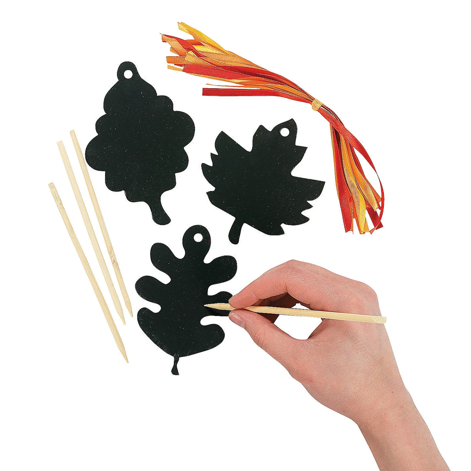 magic_color_scratch_black_1.webp Magic Color Scratch Black Fall Leaves - 24 Pc.<Oriental Trading Discount