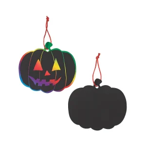Magic Color Scratch Pumpkin Ornaments - 24 Pc.<Oriental Trading Hot