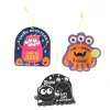 Magic Color Scratch Religious Halloween Monster Ornaments - 24 Pc.<Oriental Trading Outlet