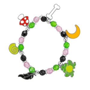 Magical Halloween Beaded Charm Bracelet Craft Kit - Makes 12<Oriental Trading Best