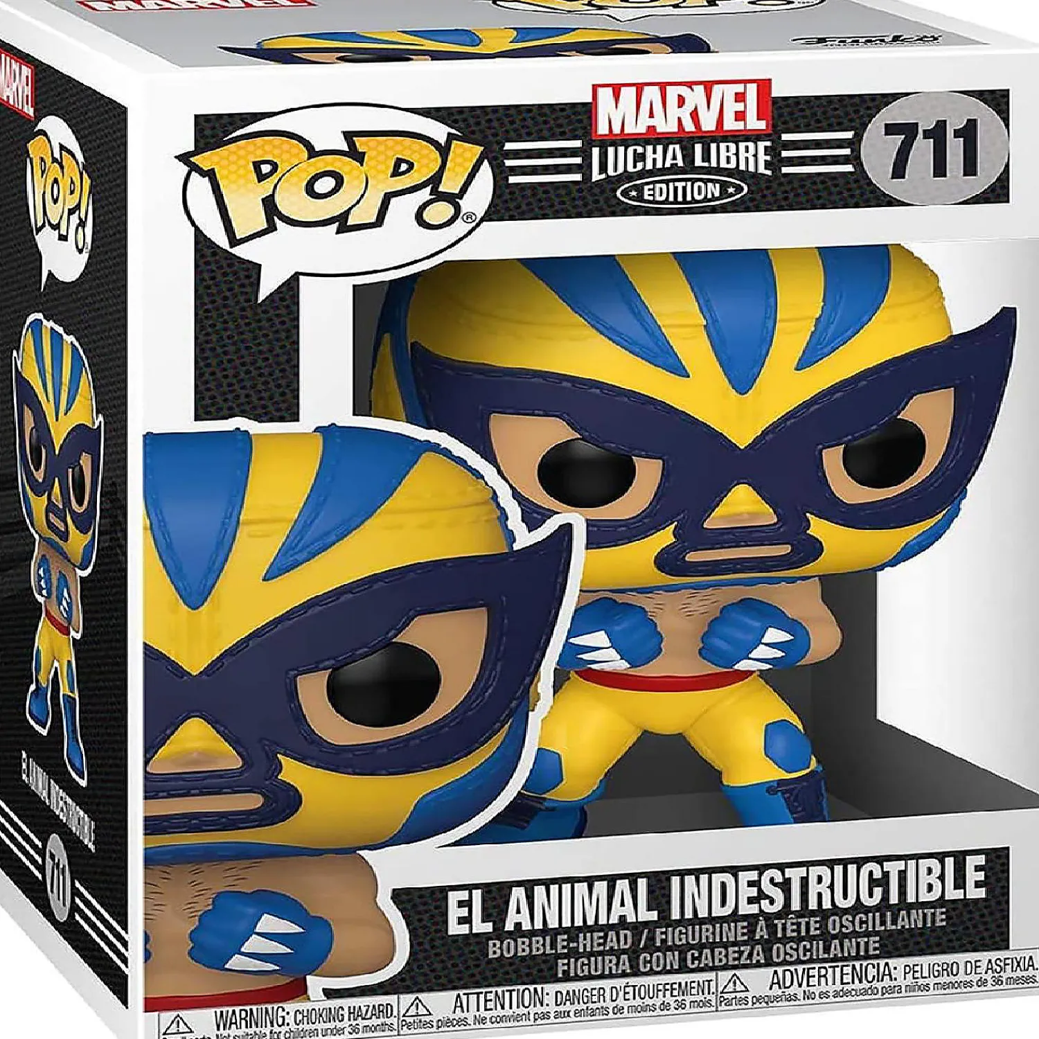 marvel_luchadores_funko_p_1.webp Oriental Trading Character Toys*Marvel Luchadores Funko Pop Vinyl Figure Wolverine