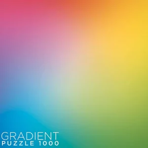 Oriental Trading Puzzles*Masterpieces 1000 Piece Jigsaw Puzzle For Adults, Family, Or Kids - Rainbow Gradient - 19.25