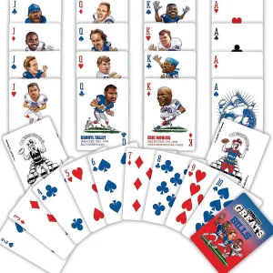 Oriental Trading Playing Cards*Masterpieces Buffalo Bills All-Time Greats Playing Cards