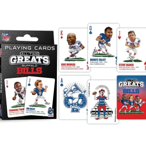 Oriental Trading Playing Cards*Masterpieces Buffalo Bills All-Time Greats Playing Cards
