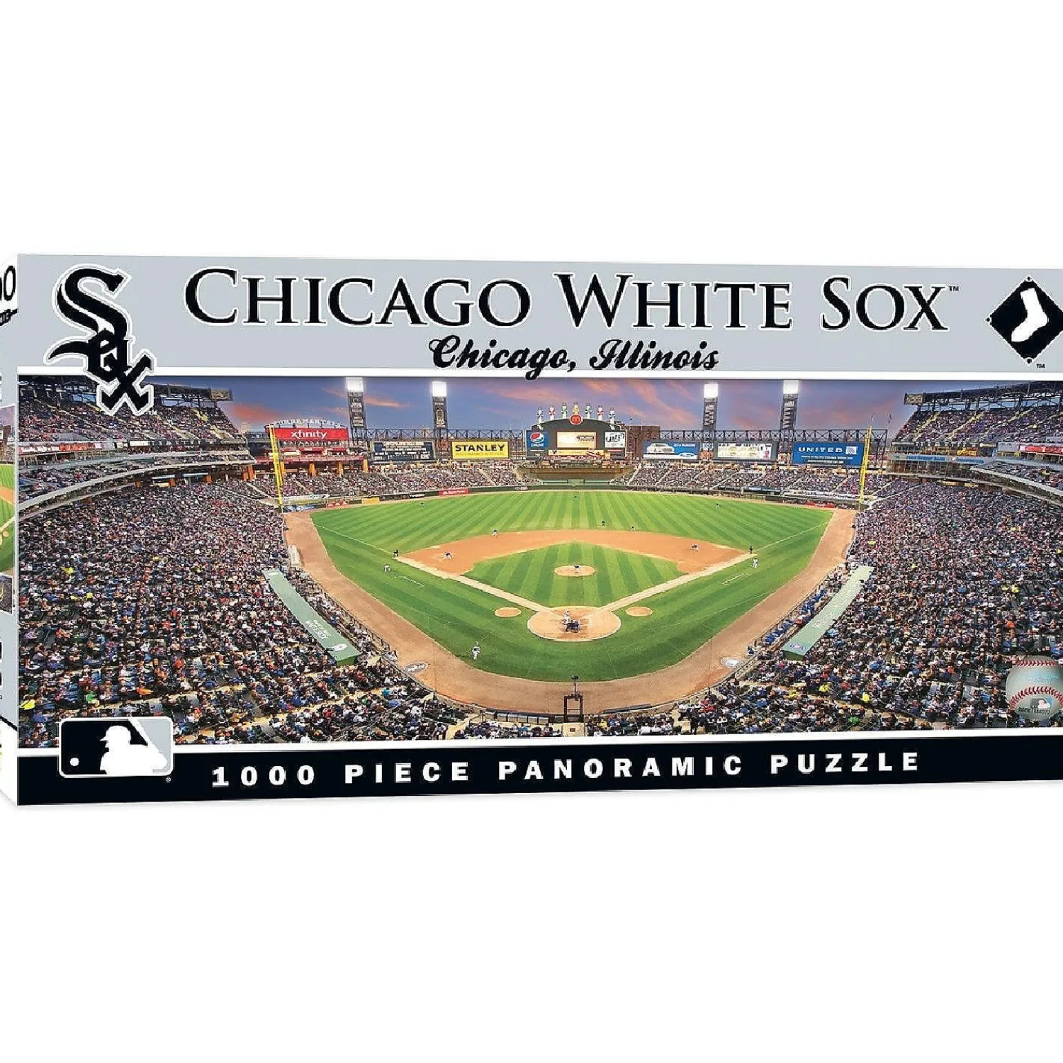masterpieces_chicago_whit_0.webp Oriental Trading Puzzles*Masterpieces Chicago White Sox Panoramic 1000 Piece