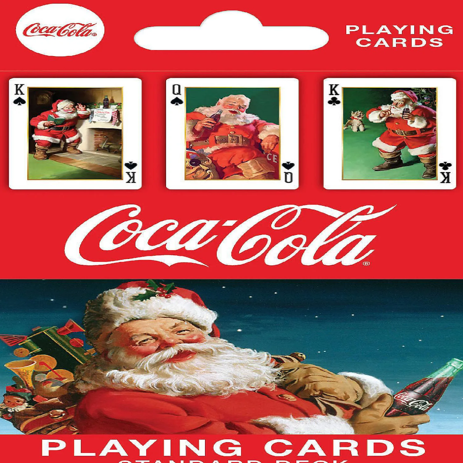 masterpieces_cocacola_pla_0.webp Oriental Trading Playing Cards*Masterpieces Coca-Cola Playing Cards Santa