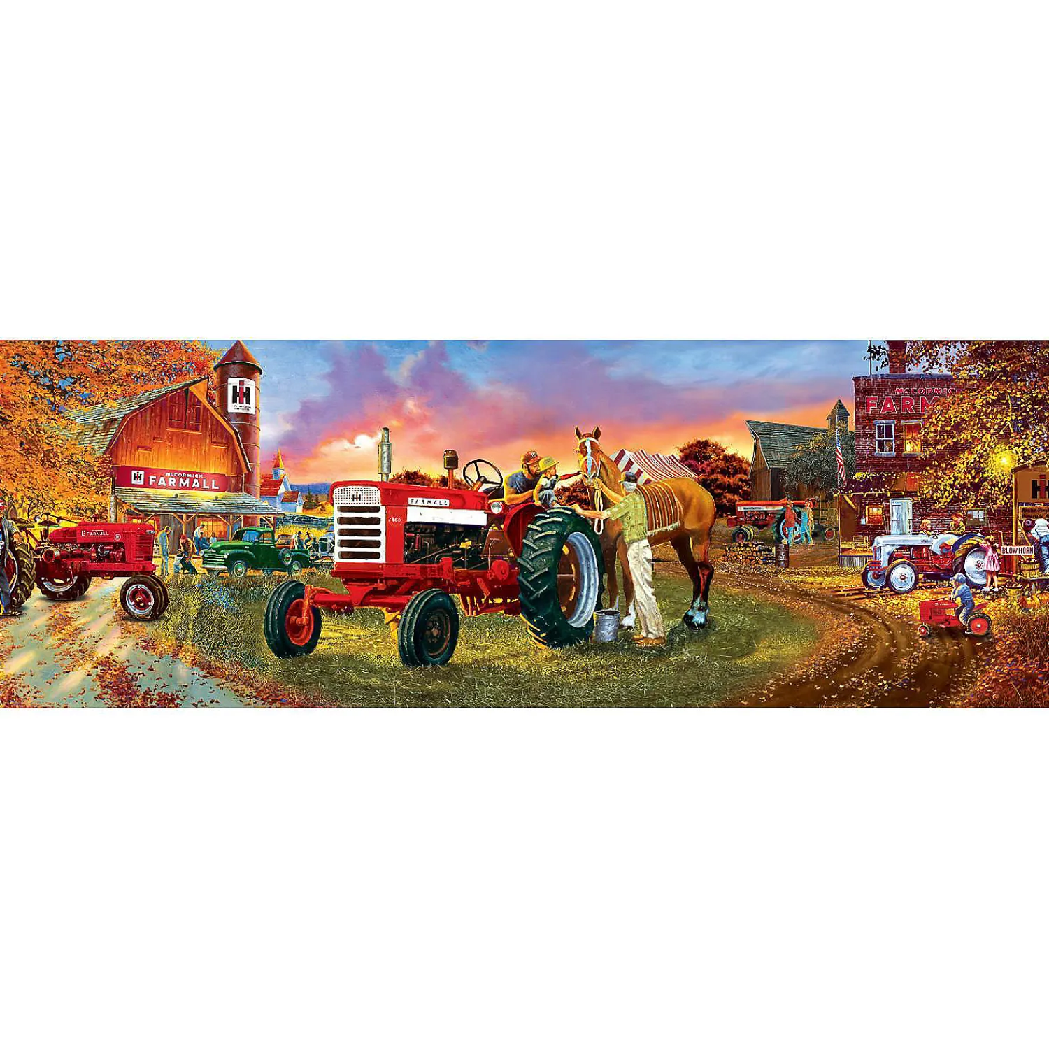 masterpieces_farmall_hors_2.webp Oriental Trading Puzzles*Masterpieces Farmall Horse Power Panoramic 1000 Piece