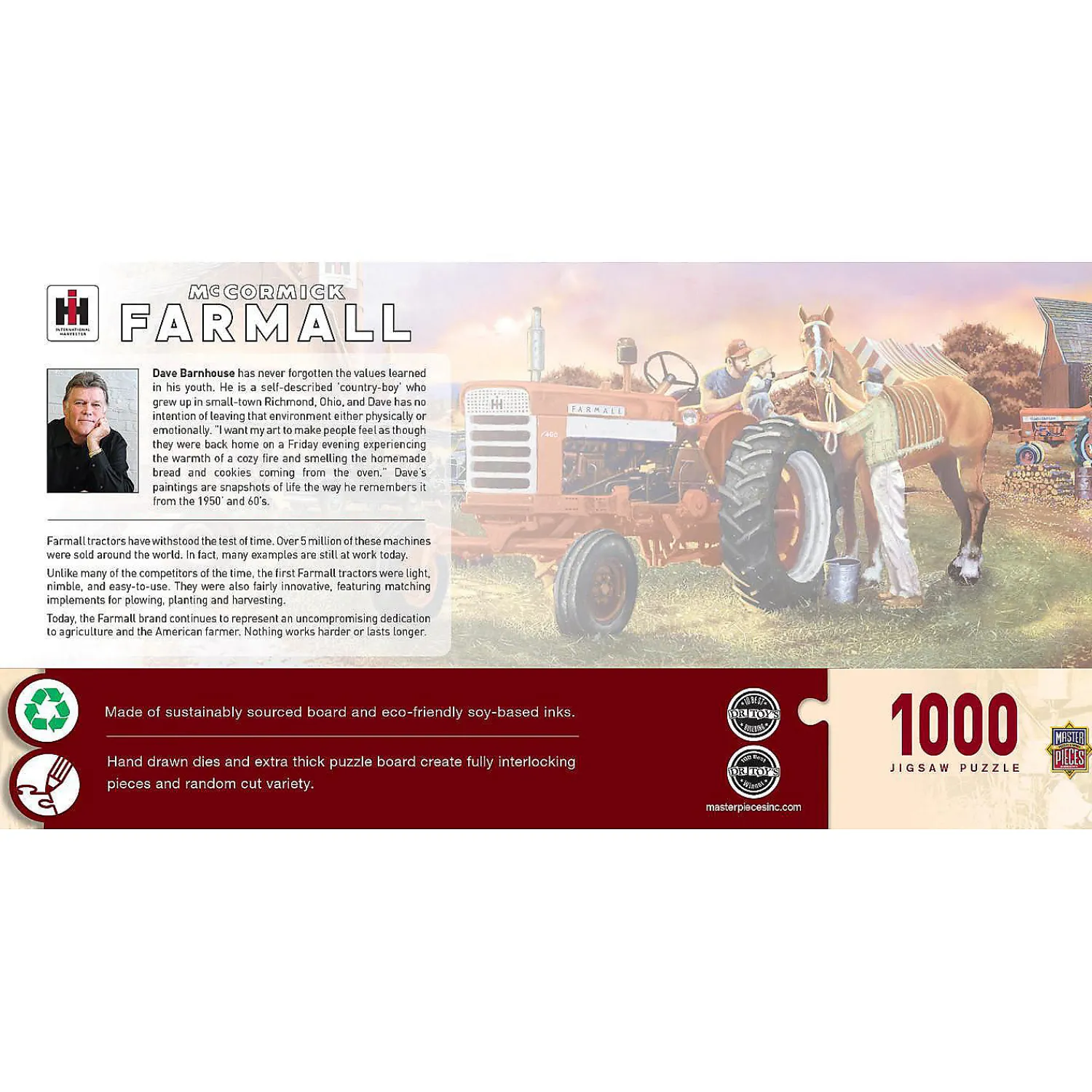 masterpieces_farmall_hors_3.webp Oriental Trading Puzzles*Masterpieces Farmall Horse Power Panoramic 1000 Piece