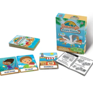 Oriental Trading Games*Masterpieces Licensed Kids Games - Beach Life - Seagull Poop Card Game For Kids & Family