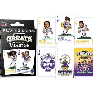 Oriental Trading Playing Cards*Masterpieces Minnesota Vikings All-Time Greats Playing Cards