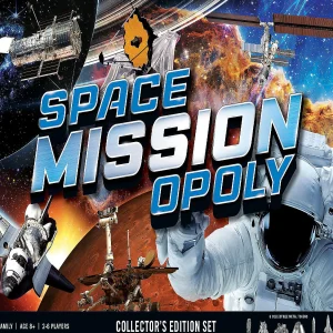 Oriental Trading Games*Masterpieces Opoly Board Games - Space Mission Opoly - For Adults, Kids, & Family