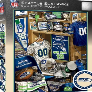 Oriental Trading Puzzles*Masterpieces Seattle Seahawks Locker Room 500 Piece