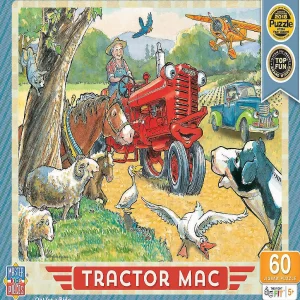 Oriental Trading Puzzles*Masterpieces Tractor Mac Out For A Ride 60 Piece