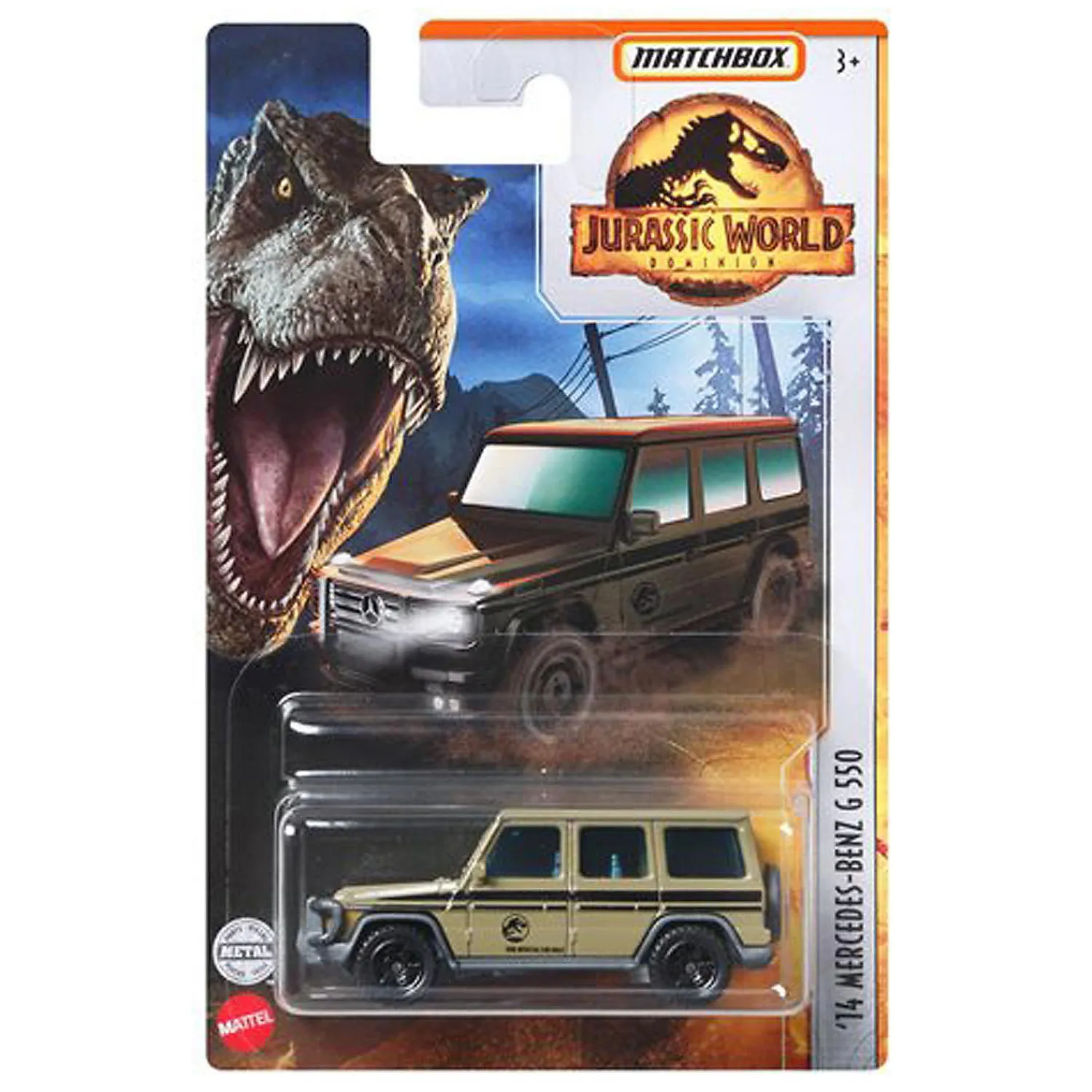 matchbox_jurassic_world___0.webp Oriental Trading Toy Cars*Matchbox Jurassic World 1:64 Scale Die-Cast Vehicle, '14 Mercedes-Benz G 550