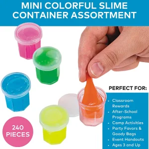 Oriental Trading Putty & Squishy Toys*Mega Bulk 240 Pc. Mini Colorful Slime Assortment