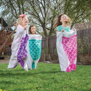 Mermaid Tail Potato Sack Race Bags - 12 Pc.<Oriental Trading Outlet
