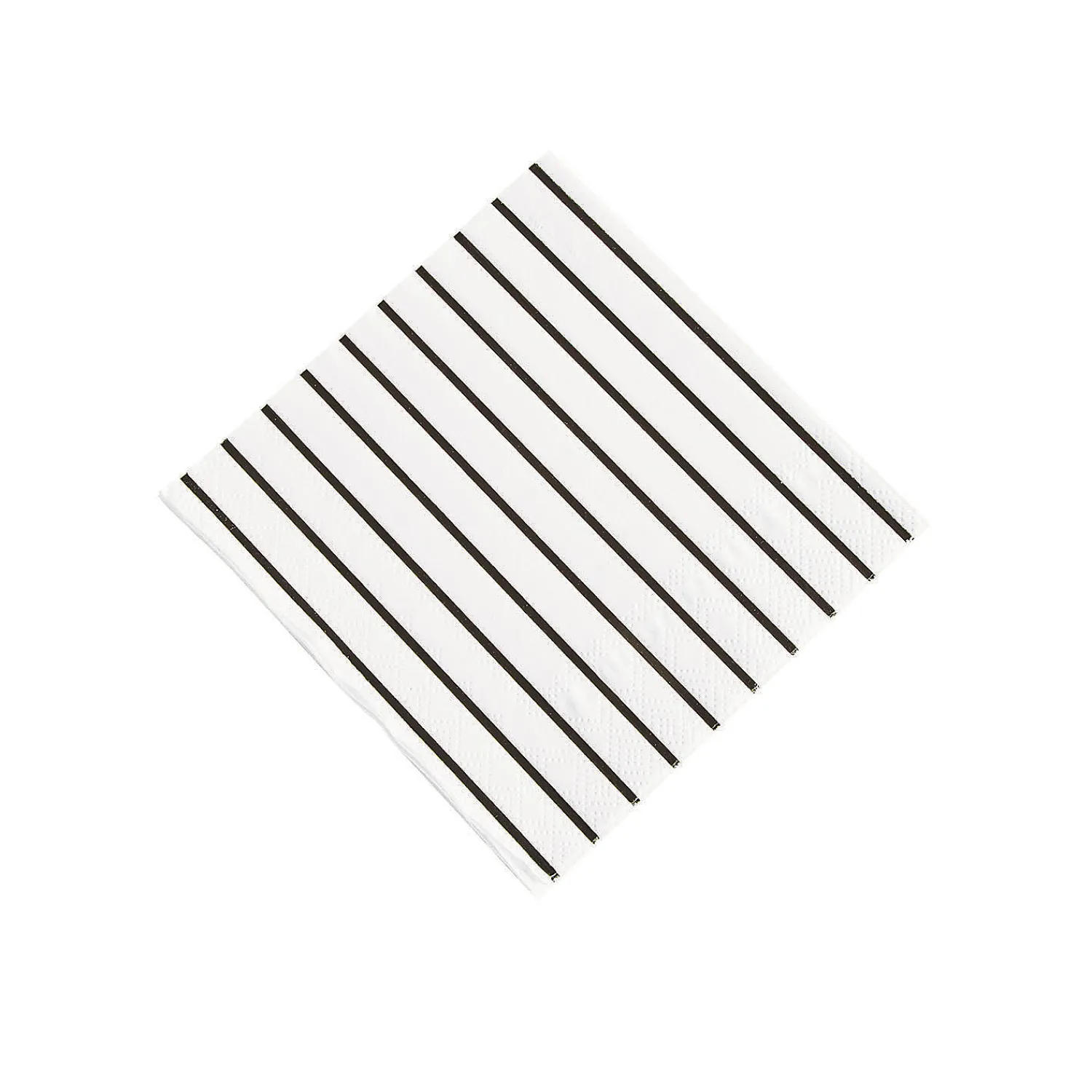 metallic_stripe_beverage__0.webp Metallic Stripe Beverage Napkins - 32 Pc.<Oriental Trading Best