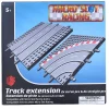 Oriental Trading Toy Cars*Micro Slot Racing 4-Piece Track Extension 2 Curve 2 Straight