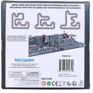 Oriental Trading Toy Cars*Micro Slot Racing 4-Piece Track Extension 2 Curve 2 Straight