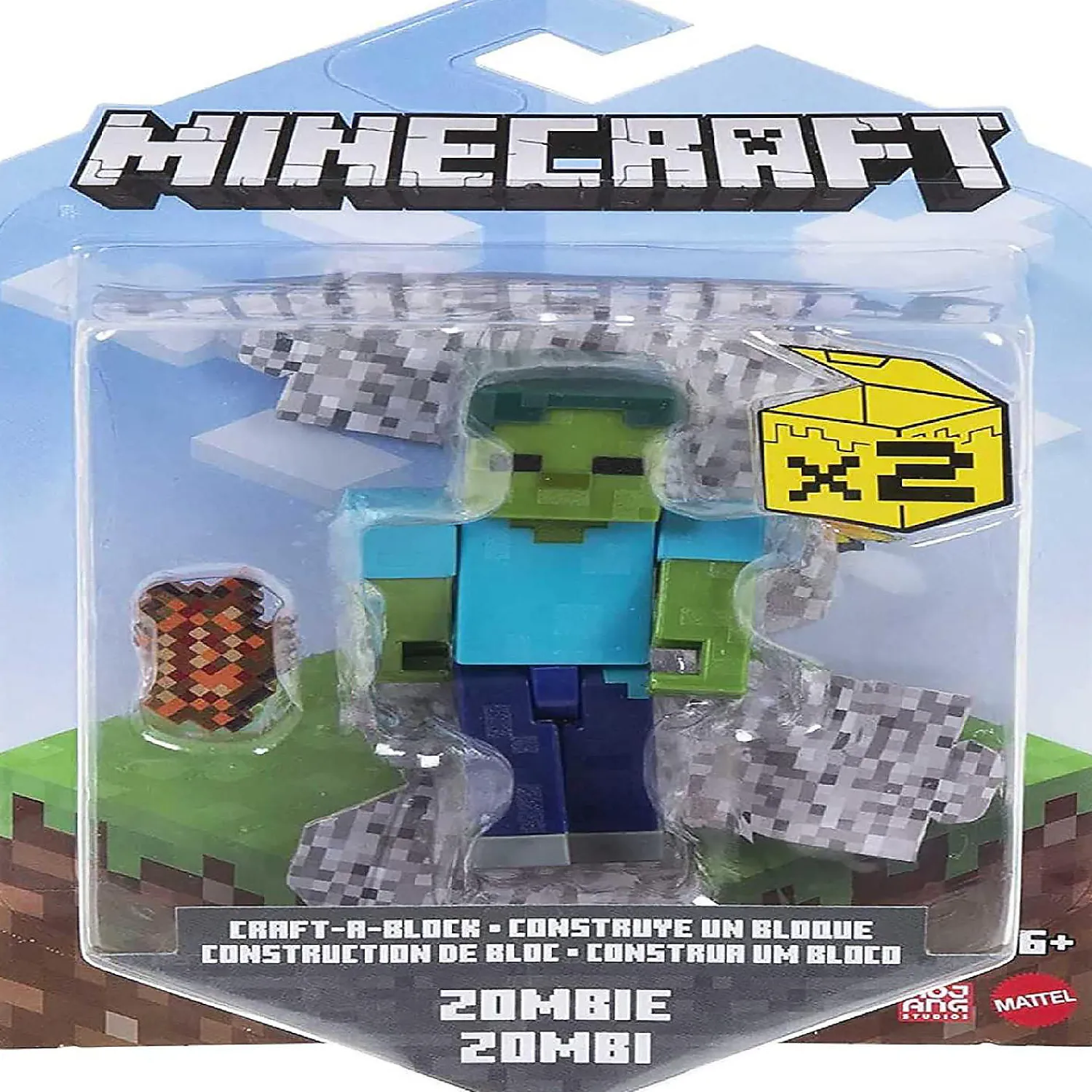 minecraft__inch_core_figu_1.webp Oriental Trading Character Toys*Minecraft 3.5 Inch Core Figure Assortment Zombie