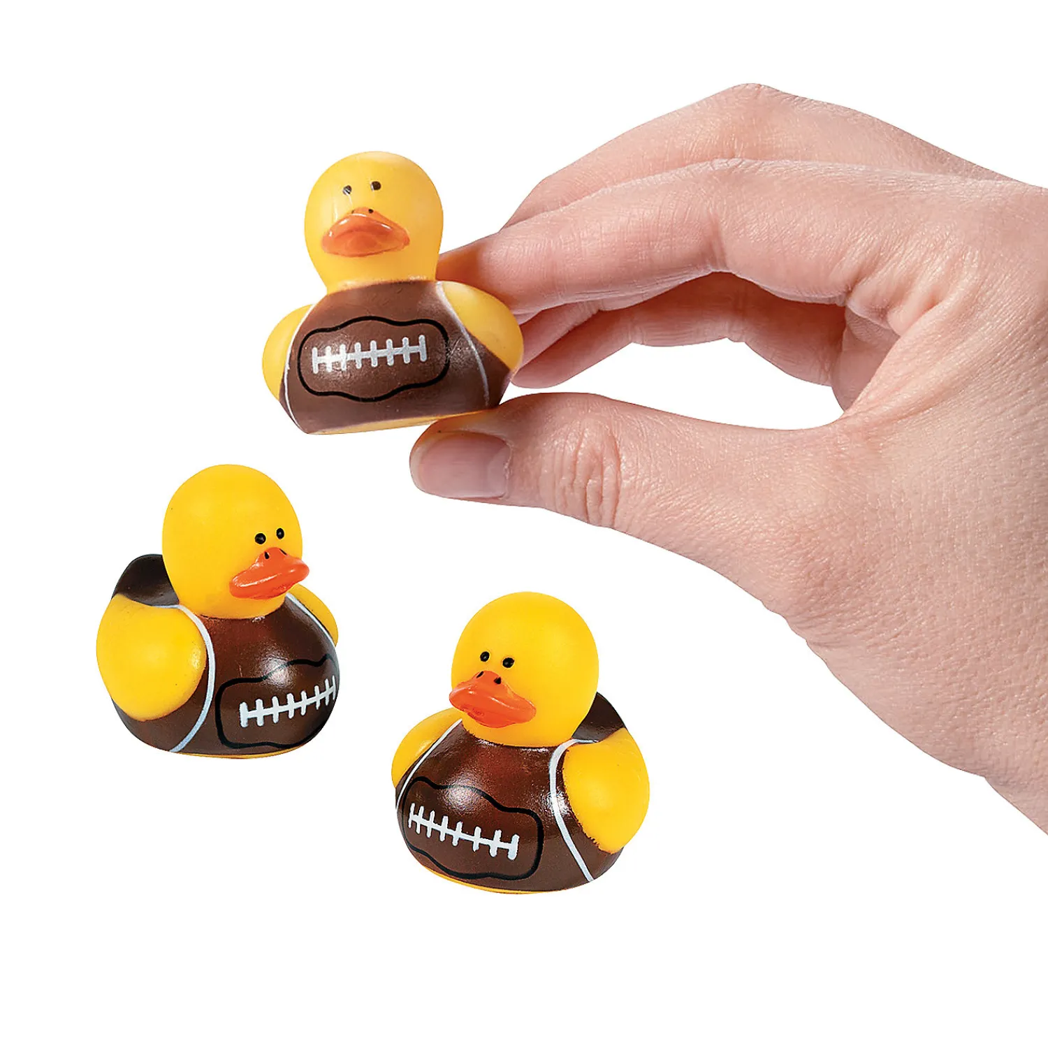 mini_football_rubber_duck_0.webp Oriental Trading Rubber Duckies*Mini Football Rubber Ducks - 24 Pc.