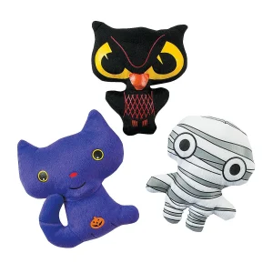 Mini Halloween Stuffed Pillow Character Assortment - 12 Pc.<Oriental Trading Online