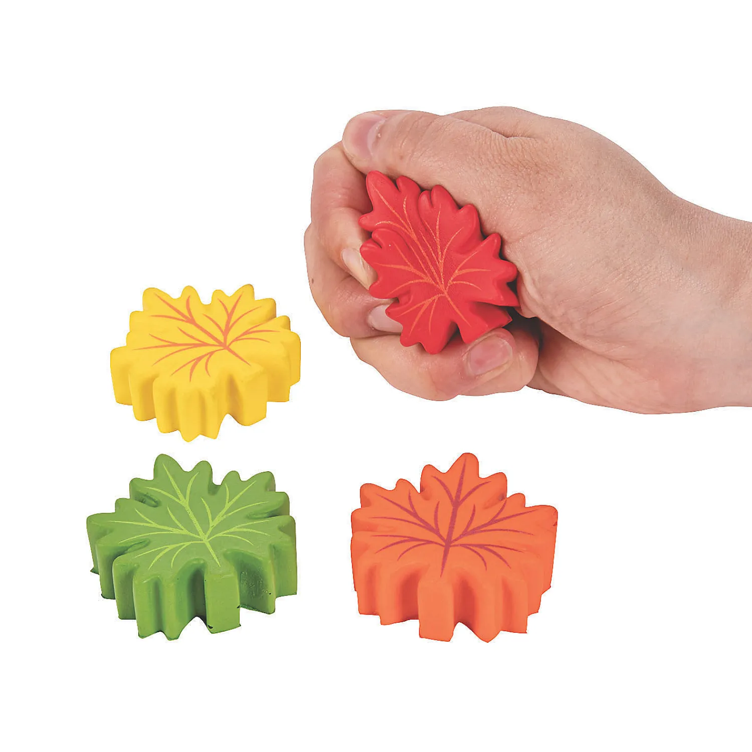 mini_leafshaped_stress_to_0.webp Oriental Trading Stress Balls & Toys*Mini Leaf-Shaped Stress Toys - 12 Pc.