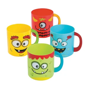 Mini Monster Bpa-Free Plastic Mugs - 12 Ct.<Oriental Trading Best