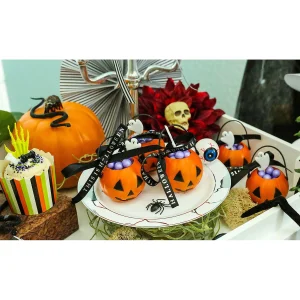 Mini Pumpkin Bpa-Free Plastic Candy Buckets - 12 Pc.<Oriental Trading Best