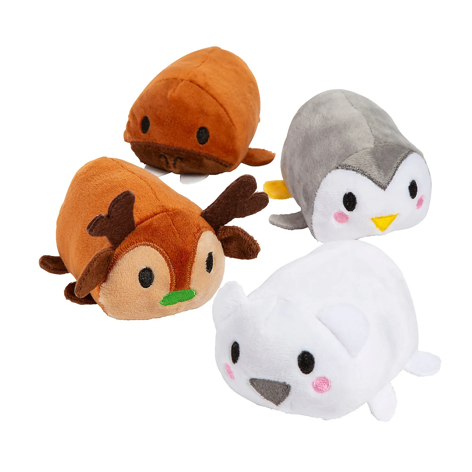 mini_roly_poly_nordic_noe_0.webp Oriental Trading Stuffed Animals & Plush Toys*Mini Roly Poly Nordic Noel Stuffed Animals - 12 Pc.