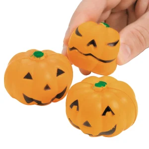 Mini Squeeze Jack-O'-Lantern Stress Toys - 24 Pc.<Oriental Trading Hot