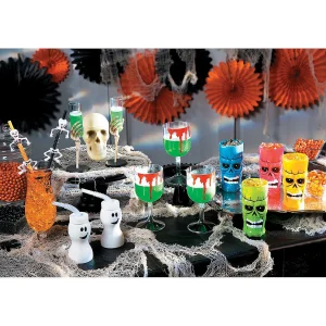 Molded Ghost Bpa-Free Plastic Cups With Lids & Straws - 12 Ct.<Oriental Trading Discount