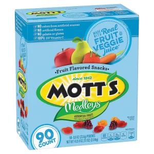 Mott's Medleys Fruit Snacks, 0.8 Oz, 90 Count<Oriental Trading Fashion