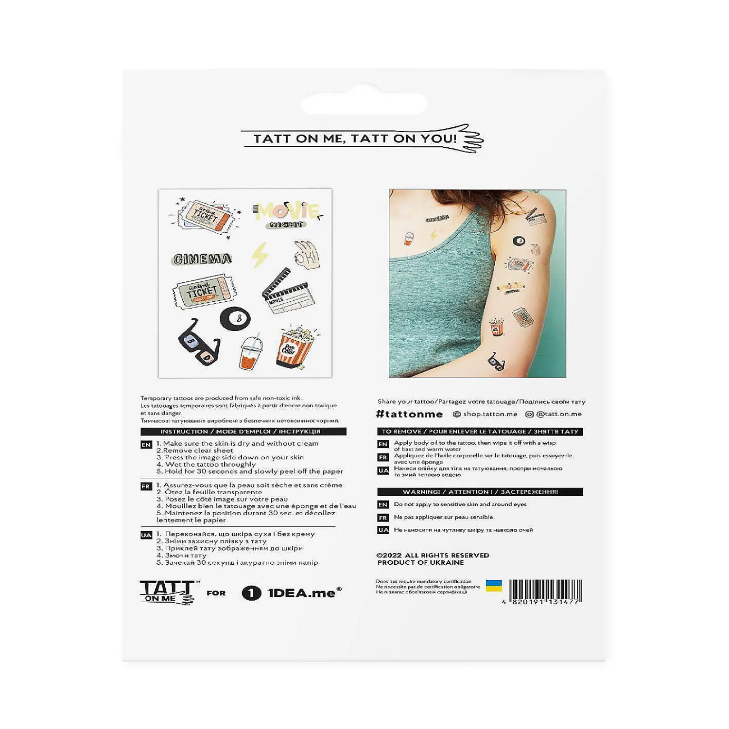 movies_mix_tattoo_set_2.webp Oriental Trading Temporary Tattoos*Movies Mix Tattoo Set