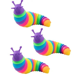 Oriental Trading Fidget Toys & Spinners*Multi-Color Fidget Slugs - 3 Pc.