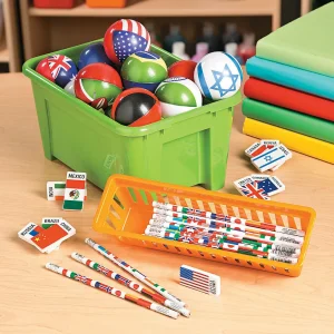 Oriental Trading Pencils*Multicultural Flag Pencils - 24 Pc.