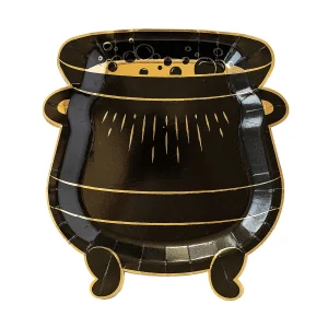 My Mind's Eye Spellbound Cauldron-Shaped Paper Dessert Plates - 8 Ct.<Oriental Trading Discount