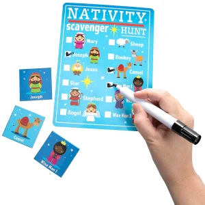 Oriental Trading Games*Nativity Dry Erase Scavenger Hunt Game