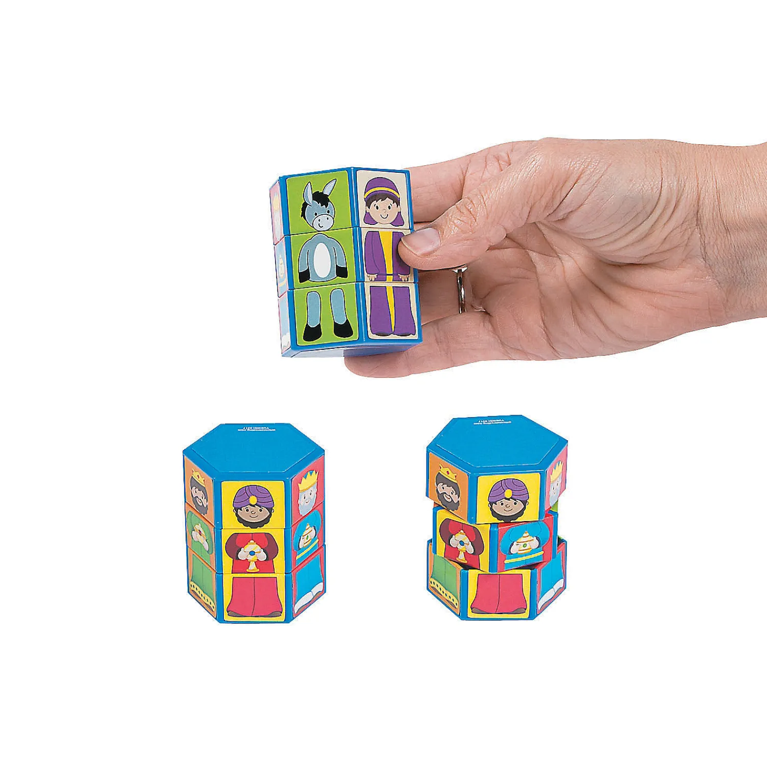 nativity_twisty_puzzles___0-1.webp Oriental Trading Fidget Toys & Spinners*Nativity Twisty Puzzles - 12 Pc.