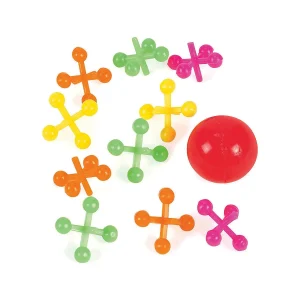 Oriental Trading Games*Neon Ball & Jacks Games - 12 Pc.